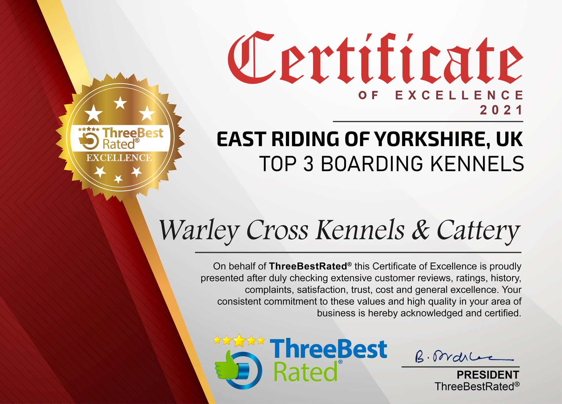 Top 3 Bets Rated Warley Cross Kennels and Cattery